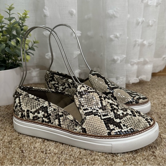 Steve Madden Jalia Snakeskin Slip On Sneakers - Picture 1 of 7